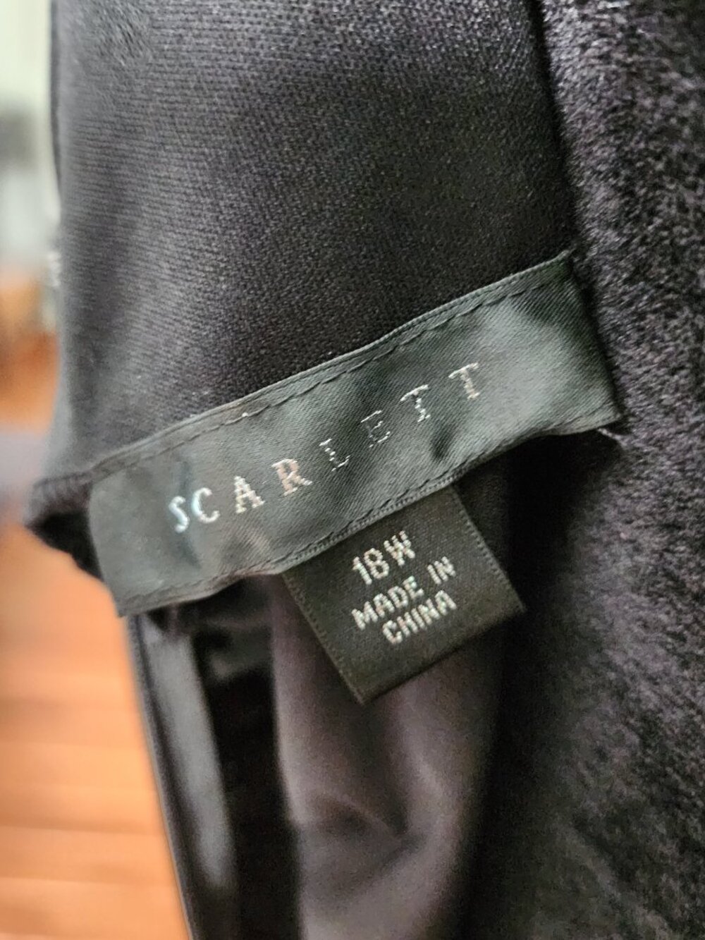Scarlett Long Black Dress Size 18W New with Tags. - Picture 6 of 9